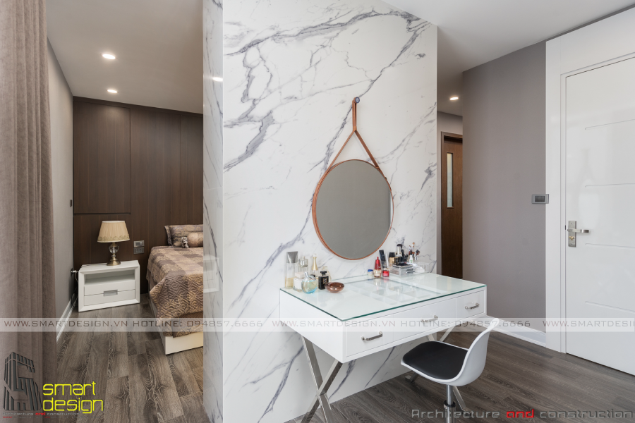 Thiết kế nội thất chung cư chị Thủy - Việt Hưng