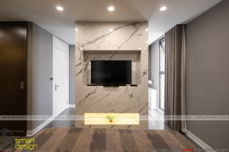 Thiết kế nội thất chung cư chị Thủy - Việt Hưng