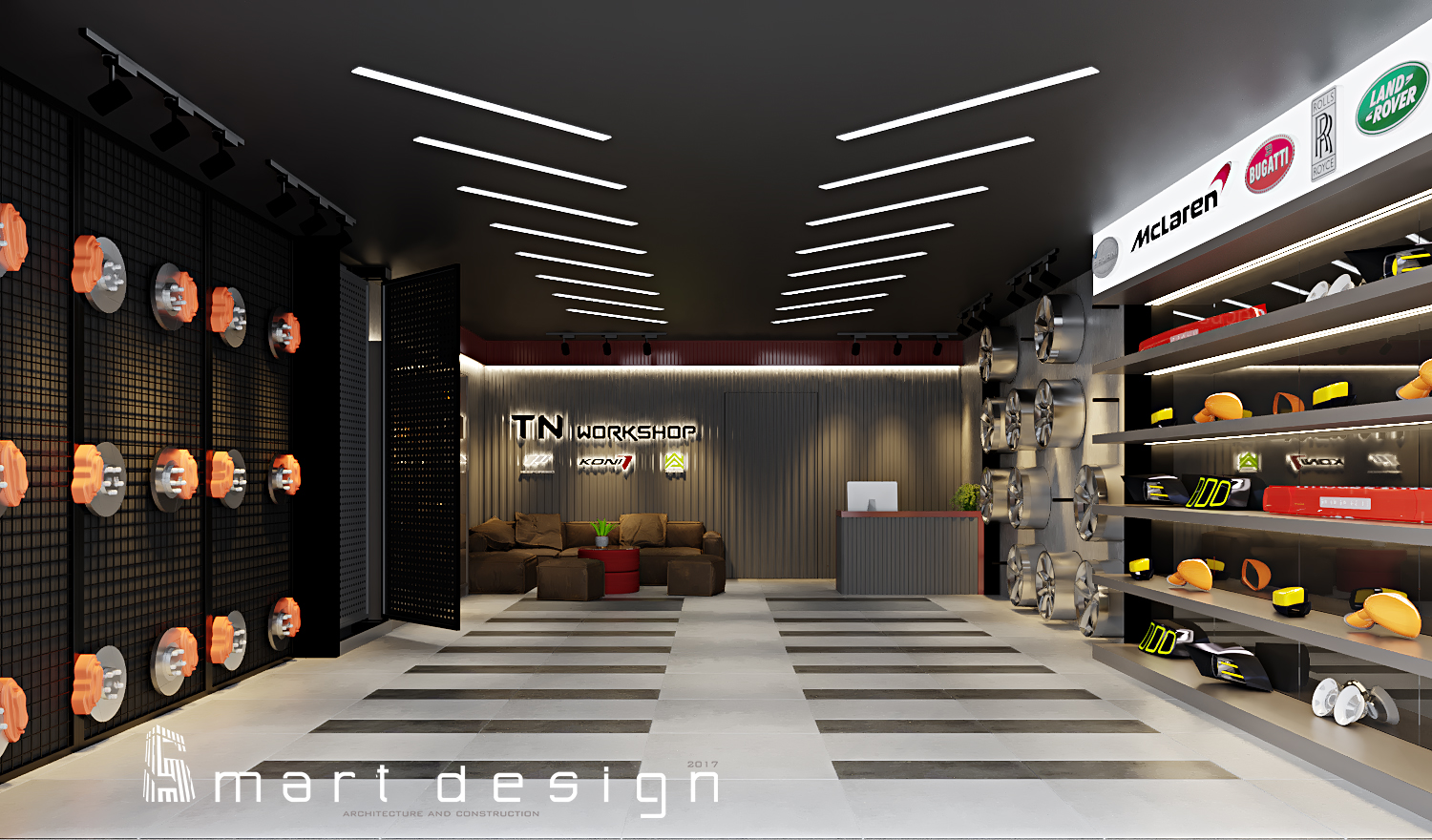 Showroom phụ kiện Ô tô Long Biên