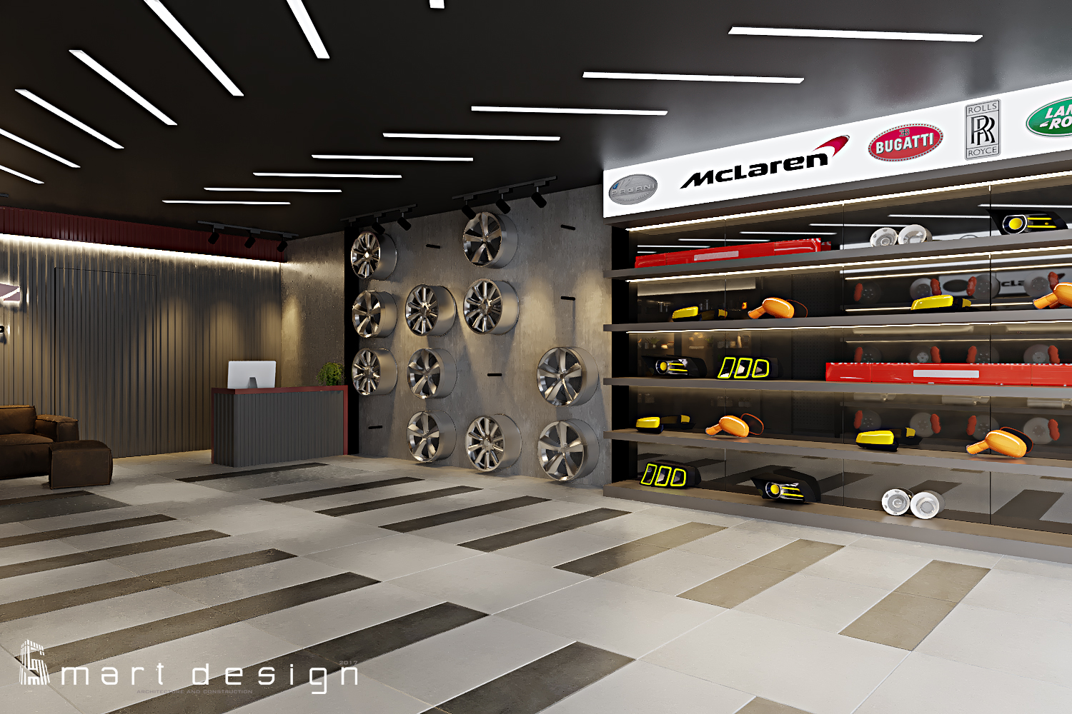 Showroom phụ kiện Ô tô Long Biên