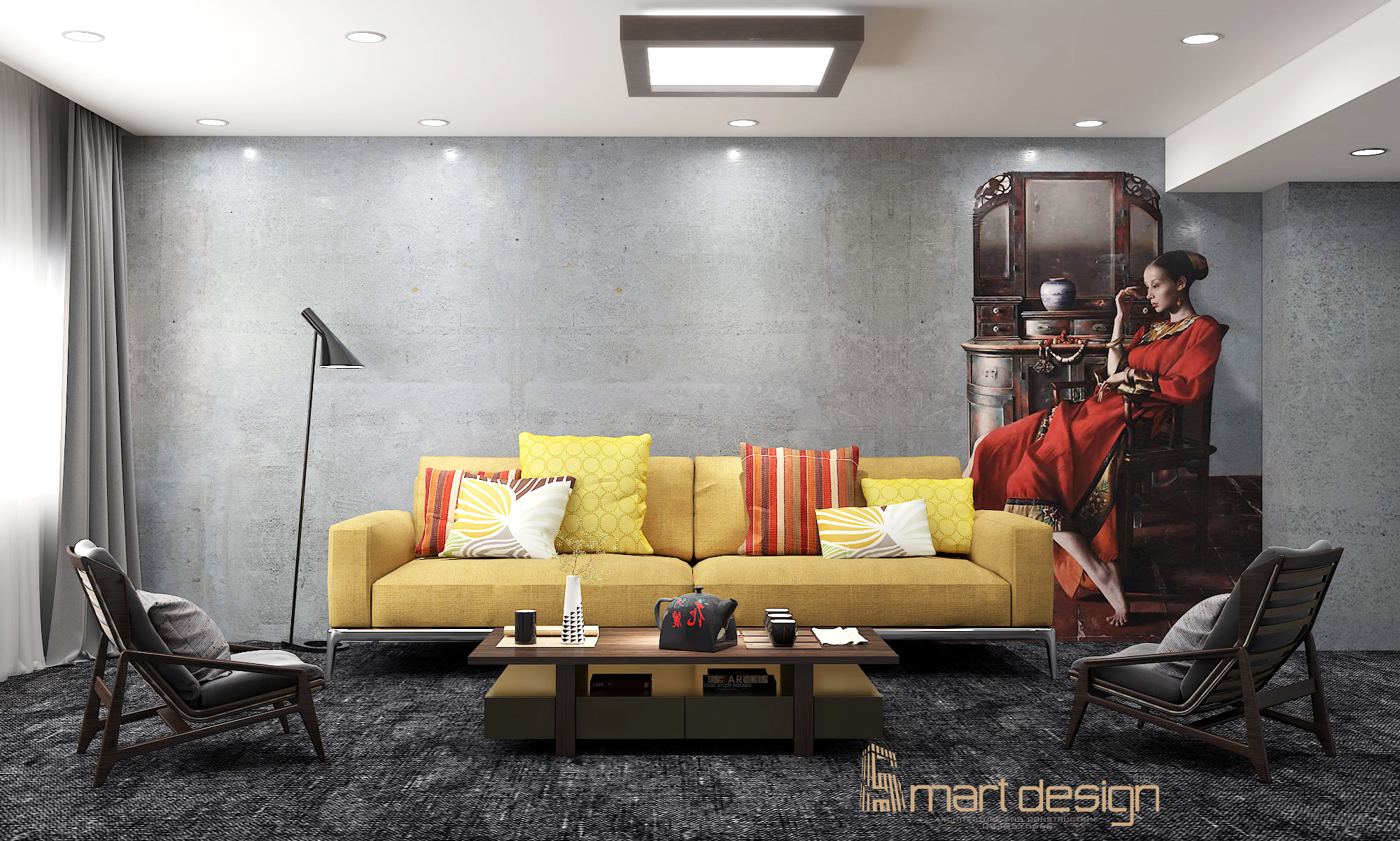 Thiết kế nội thất Magazine Kinzhang