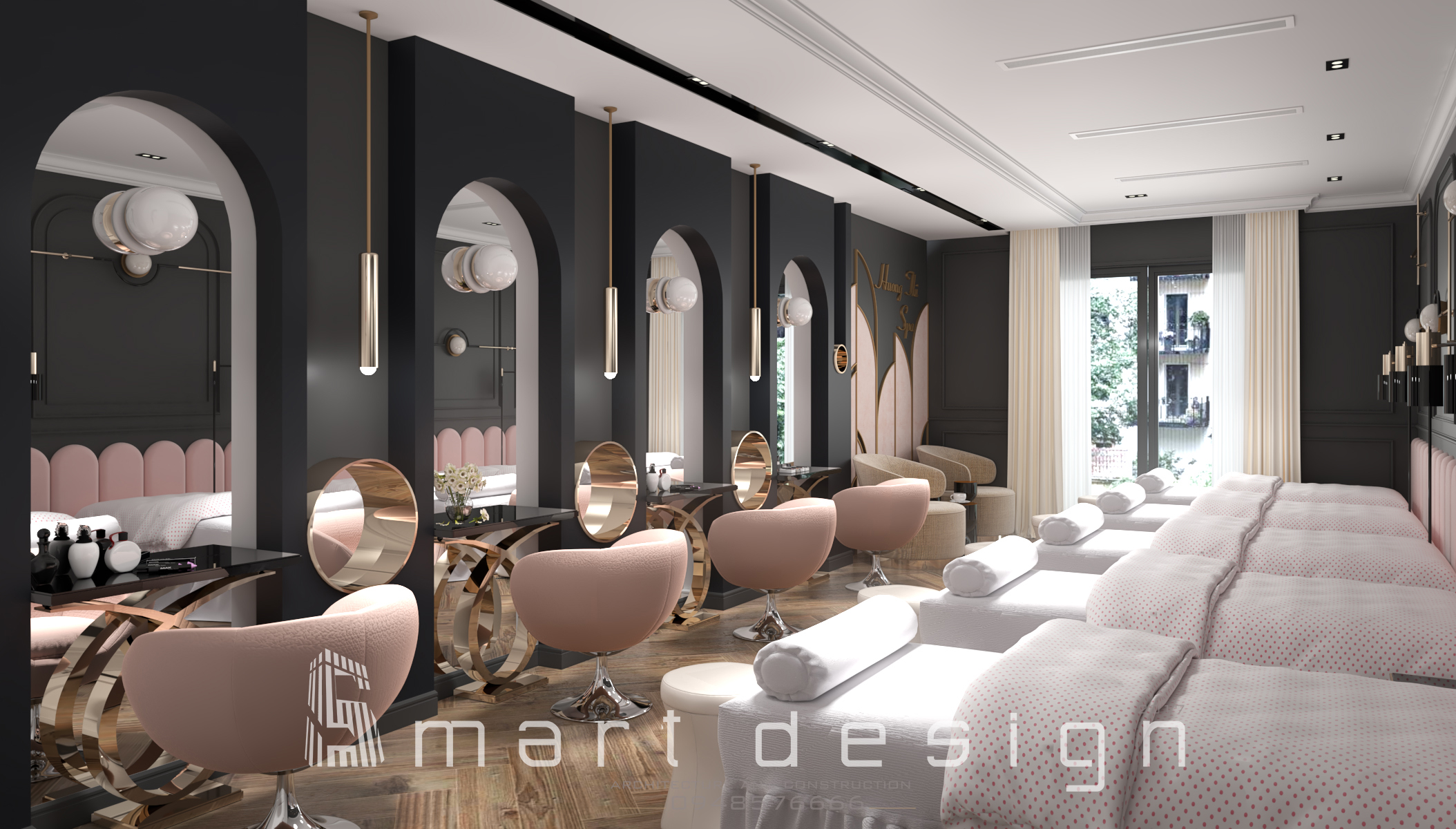 Thiết kế nội thất Luxury Beauty Salon