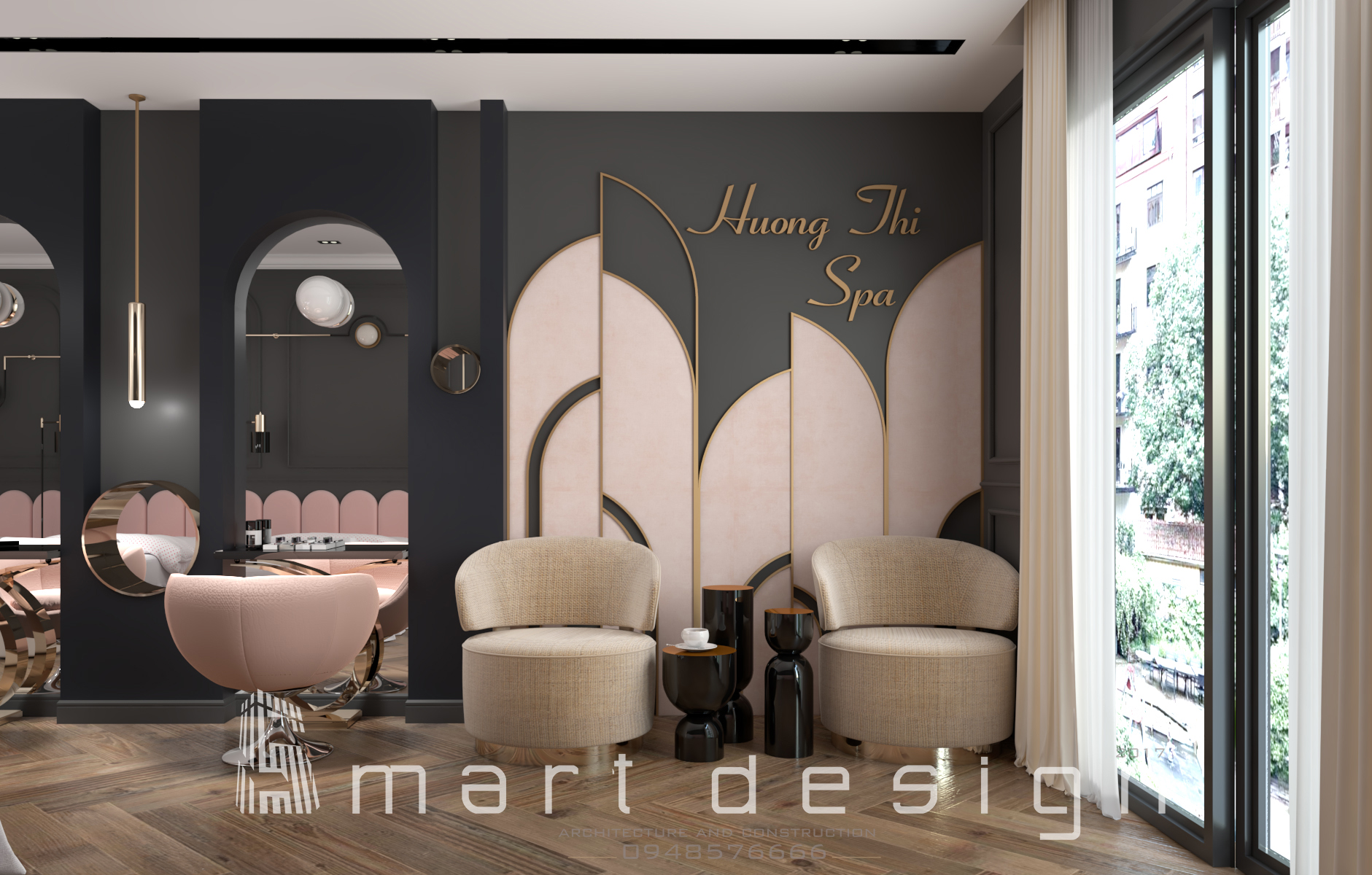 Thiết kế nội thất Luxury Beauty Salon