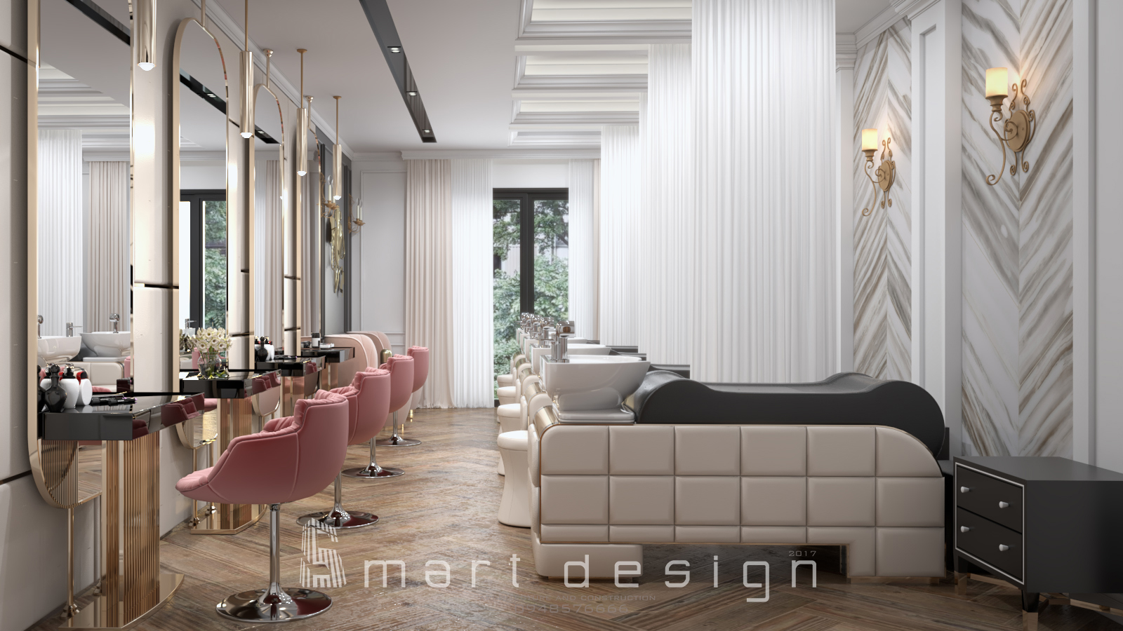 Thiết kế nội thất Luxury Beauty Salon