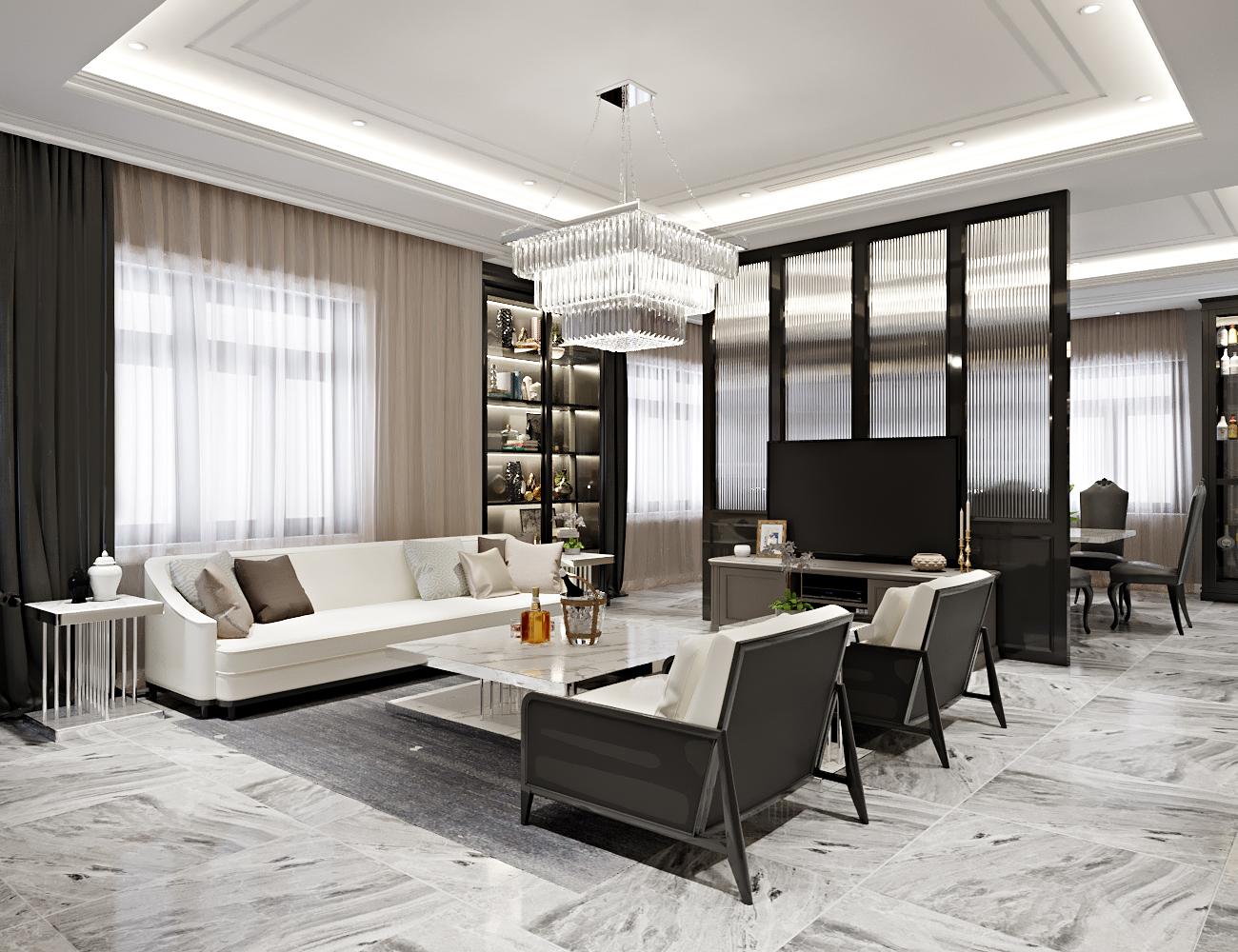 Thiết kế nội thất biệt thự quảng ninh