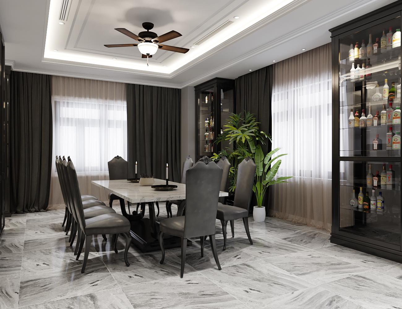 Thiết kế nội thất biệt thự quảng ninh