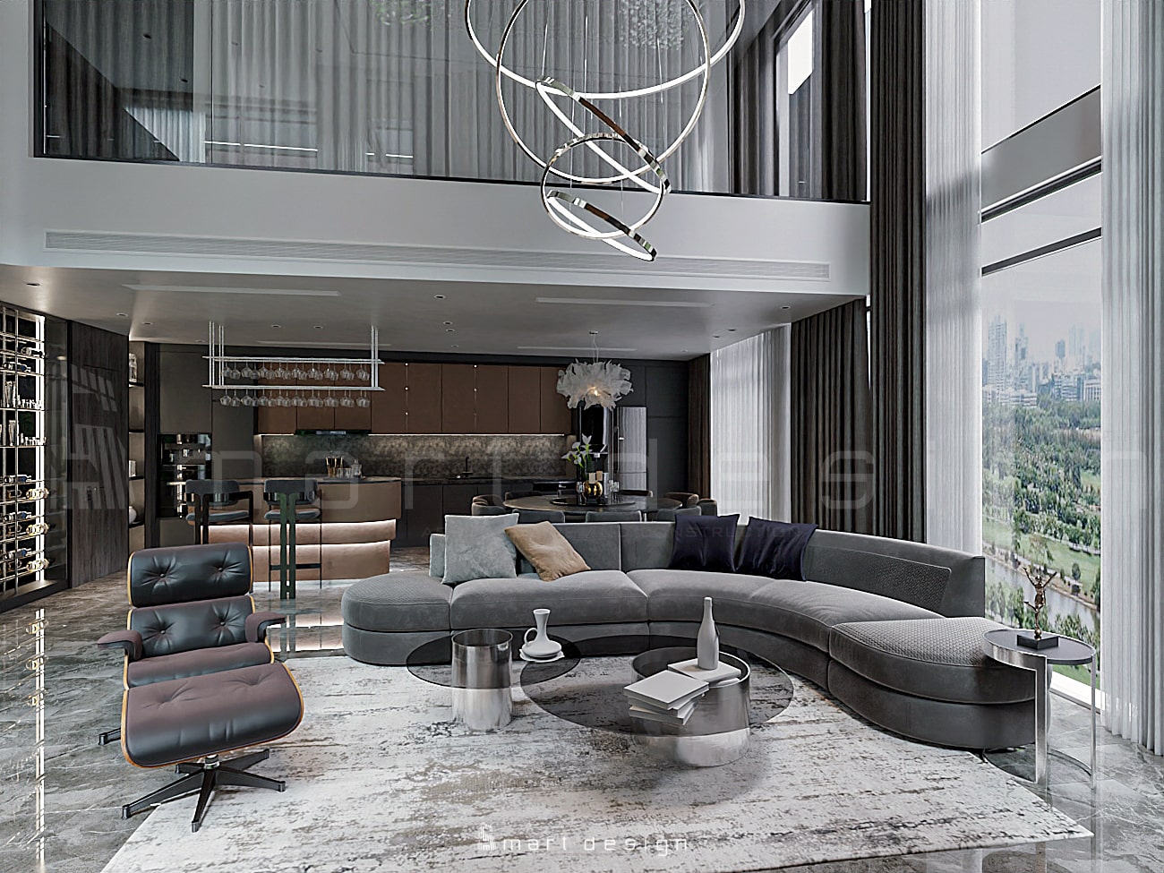  PENHOUSE BLACK  FURNITURE  EXPRESSES THE  LEVEL OF MYSTERY