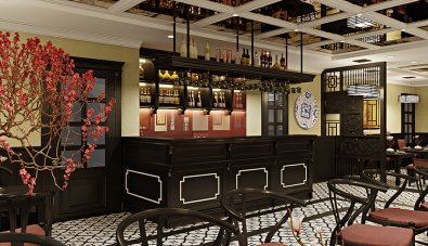 Thiết kế nội thất Nhà Hàng Phong cách Indochine tại Đức